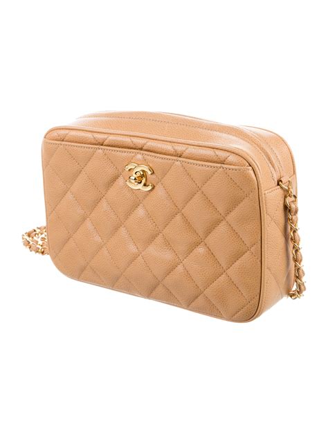 chanel vip vintage camera bag|Chanel vintage camera bag beige.